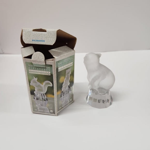 WMF Collection Germany Bear Lead Crystal Sculpture Mini 4" - Picture 3 of 8